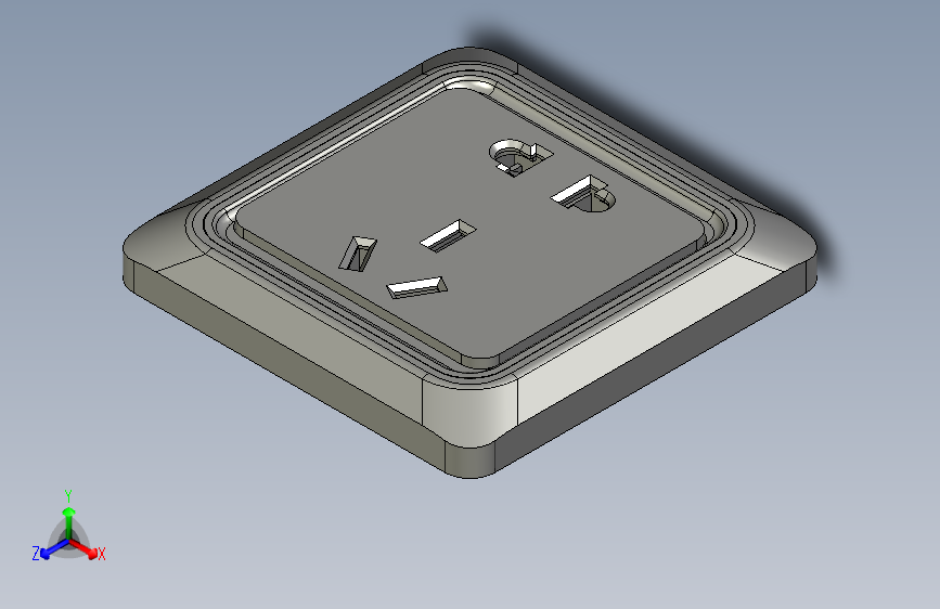 X2284-插座poroe模型三维Step无参==110589=15