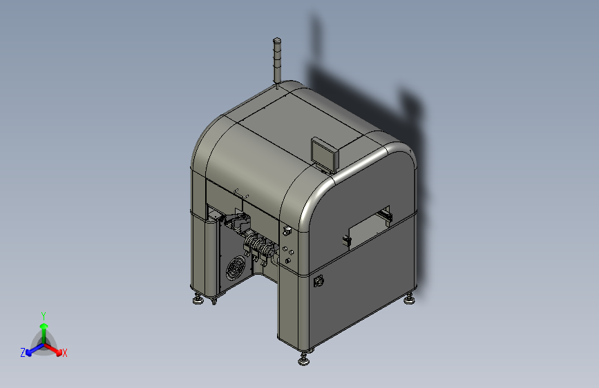 X2453-异型插件机建模三维Step无参==457904=35