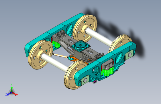 X2472-转8G型货车转向架三维SW2018带参==555191=30