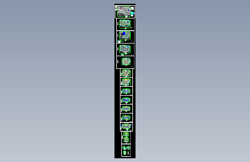 十六层框剪结构酒店结构施工图