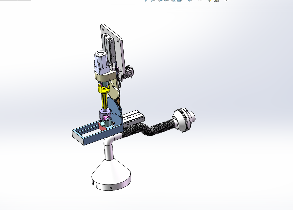 废气、粉尘旋转摇摆式回收机构(废气回收装置)