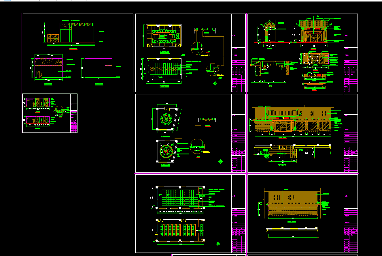 酒店设计CAD施工图604392