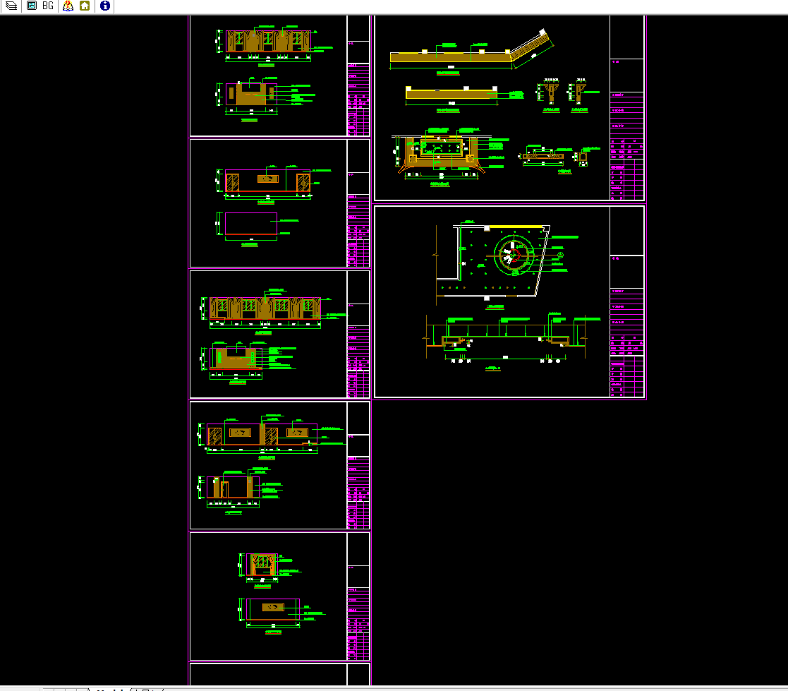 酒店设计CAD施工图604392