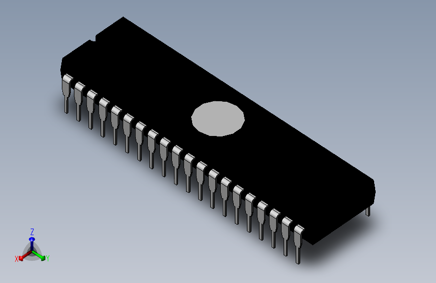 DIP 40 IC with 0_320in Window