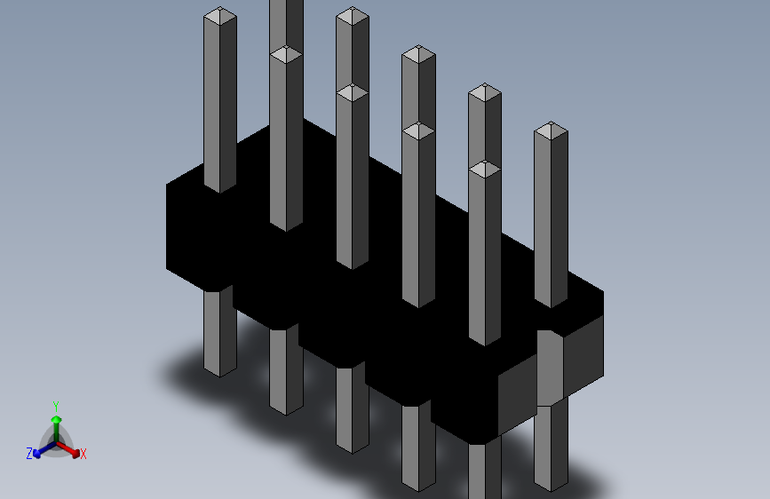 Header 2_54 Vertical 2x5
