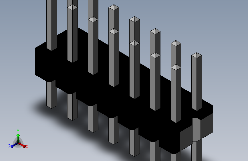 Header 2_54 Vertical 2x7