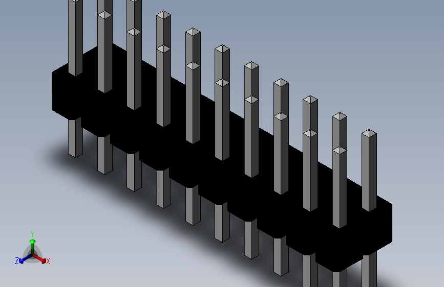 Header 2_54 Vertical 2x10