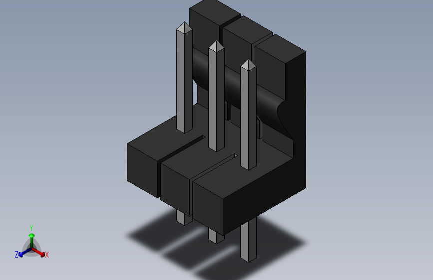 Mascon Connector 3 Pin 0.1in
