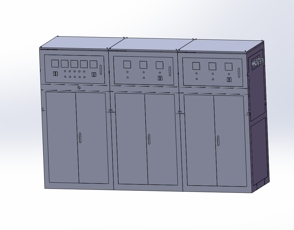 TNSZ-1000柱式交流自动稳压器三维模型
