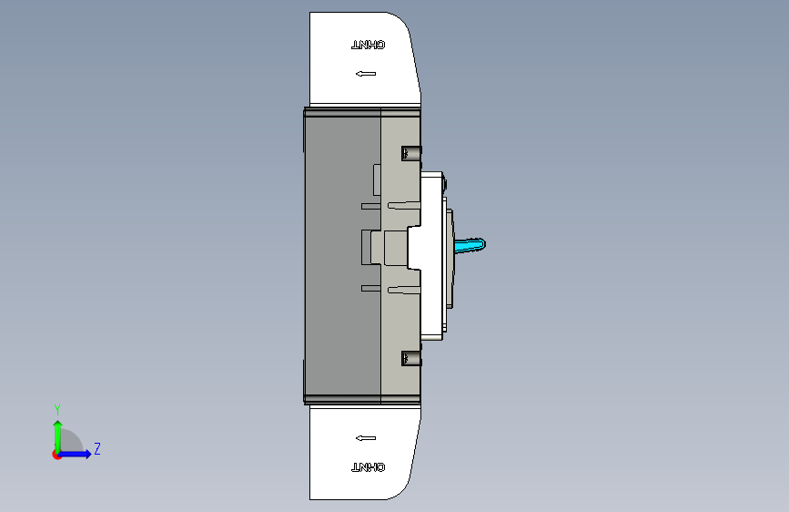 NXM-160S 3P塑料外壳式断路器 左侧视图