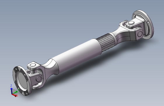 万向节传动轴模型设计图