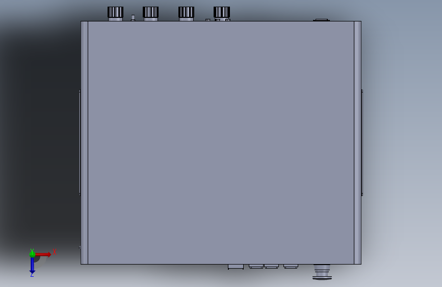 步进控制器iMC-S8,多轴控制器-s8_-_383320_2012 俯视图