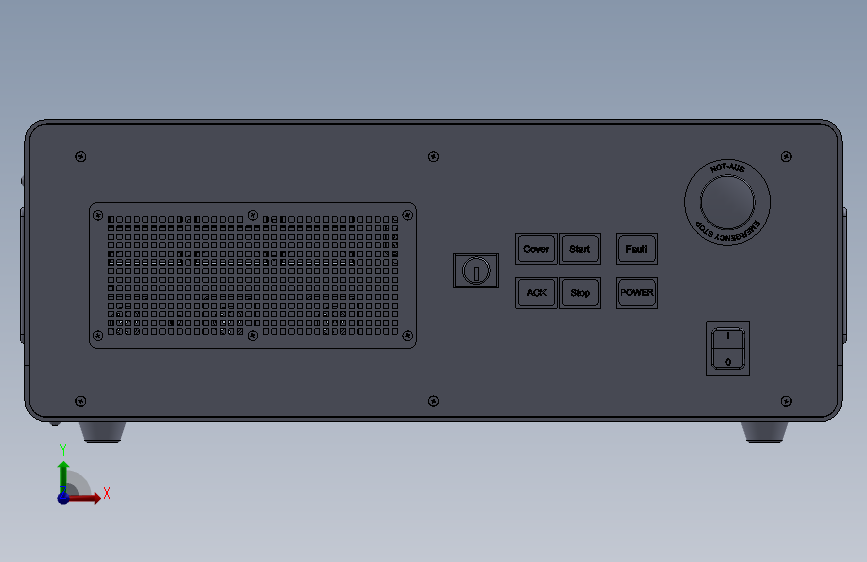 步进控制器iMC-S8,多轴控制器-s8_-_383320_2012 正面视图
