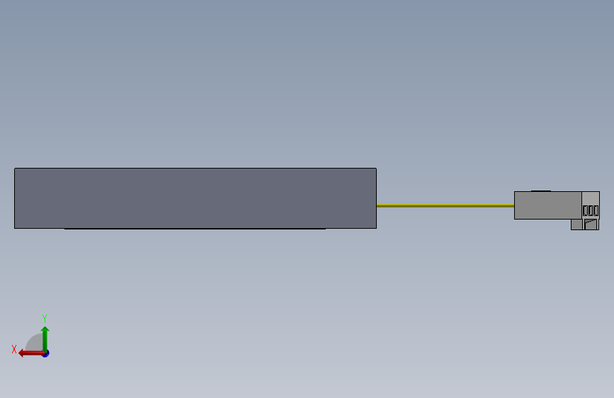 次零 PCIe 风扇散热器,50 x 64 x 10.5mm,5V 背面视图