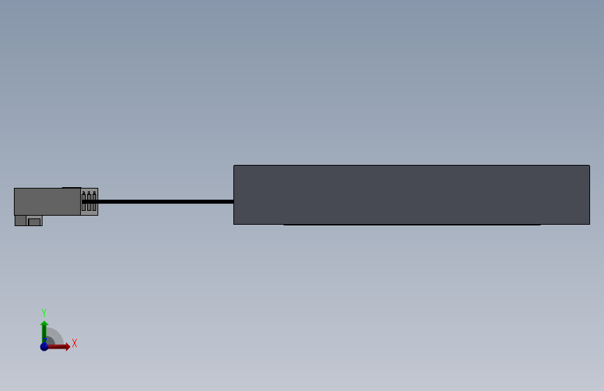 次零 PCIe 风扇散热器,50 x 64 x 10.5mm,5V 正面视图