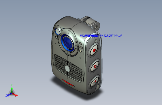 Z3041-IP67三防警察执法记录仪三维ProE5.0带参==572011=50