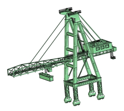Z2966-集装箱码头起重机三维UG10.0无参==1128523=80
