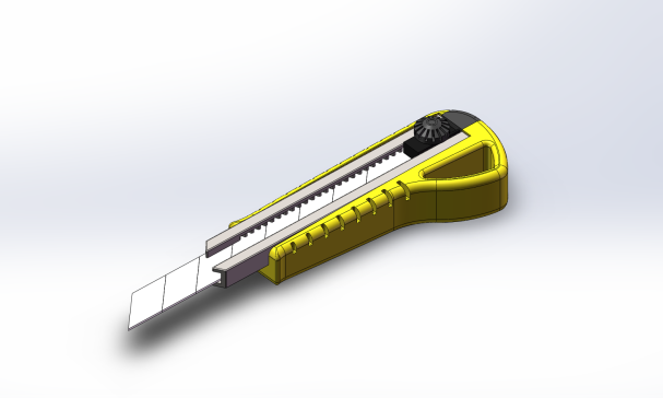 Z2937-美工刀建模三维SW2024带参==1580485=50