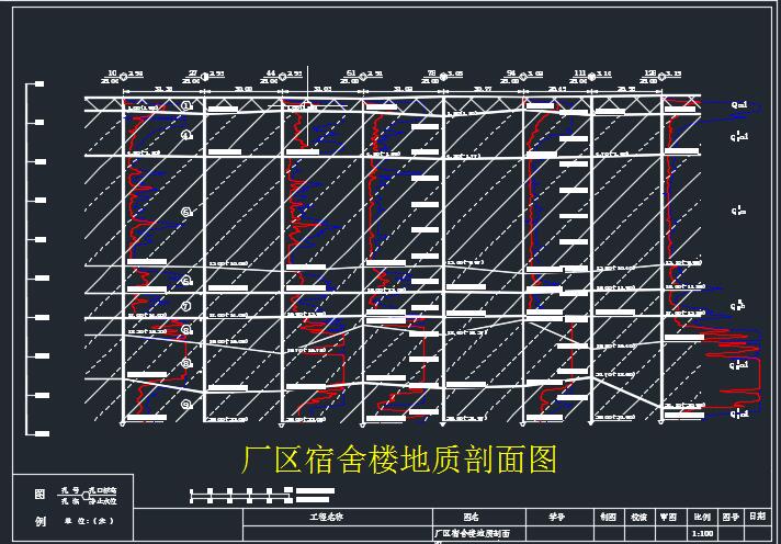 Z3122-某厂区宿舍楼勘察及基础设计+CAD+说明书==377265=200