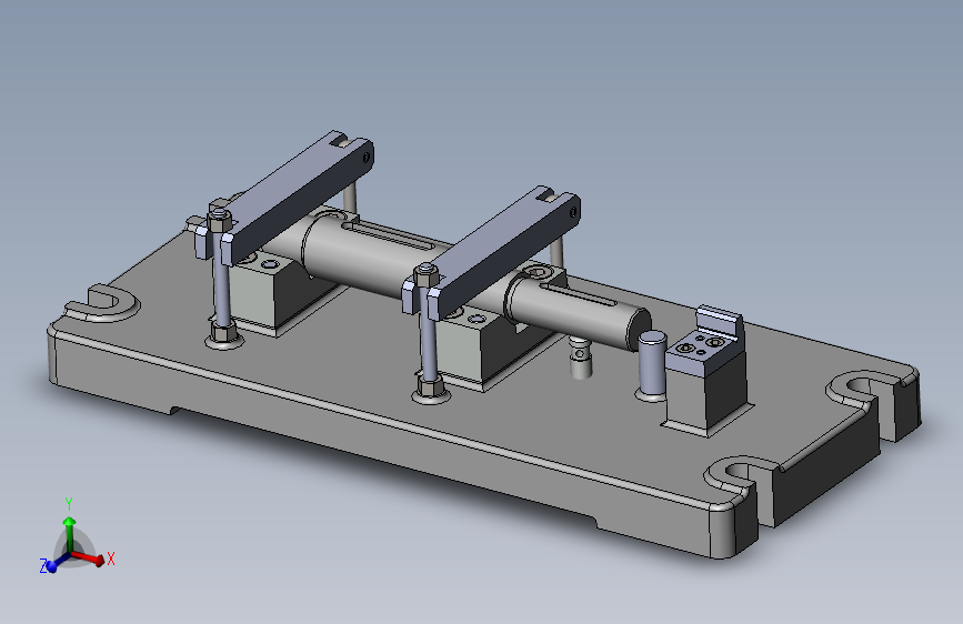 Z3087-齿轮传动轴工艺及铣槽夹具设计三维SW2010带参+CAD+说明书==1364769=50