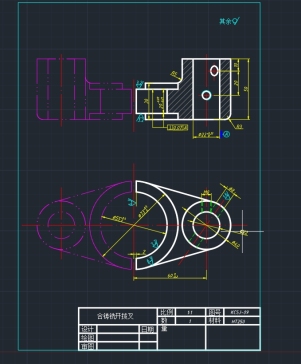 Z3128-合铸铣开拨叉铣断夹具设计+CAD+说明书==1262301=75