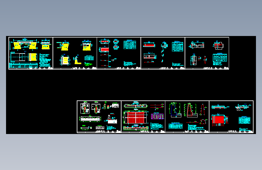 X2605-某9米跨度空心板小桥结构施工图==916237=50