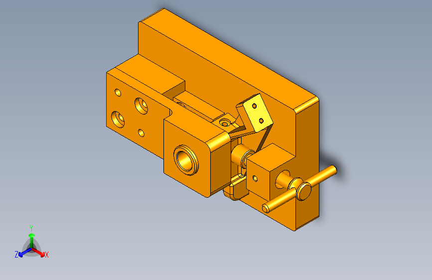 X2662-CA1340杠杆夹具设计模型三维UG10.0带参==890230=0