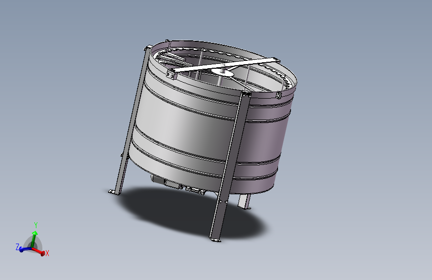 X2836-蜂蜜分离器甩蜜器三维SW2015无参==218631=20