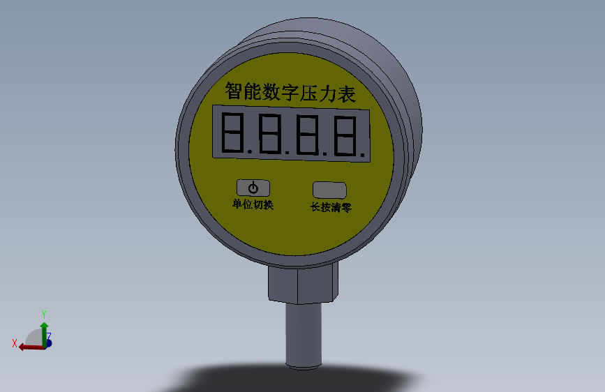 X2743-数显压力表模型三维SW2017带参 ==558844=20