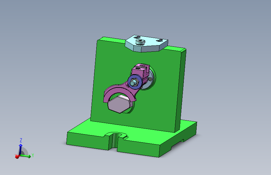 倒挡变速叉钻M10夹具设计资料(2D+3D+说明书)