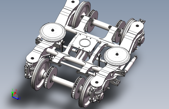 Z3101-CW-200K型客车转向架模型设计以及仿真设计三维SW2014带参+说明书==304199=200