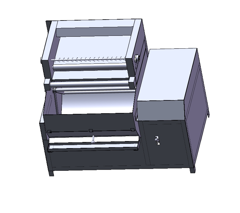 Z3093-炒茶机三维图和二维图三维SW无参+CAD+说明书==1272805=200