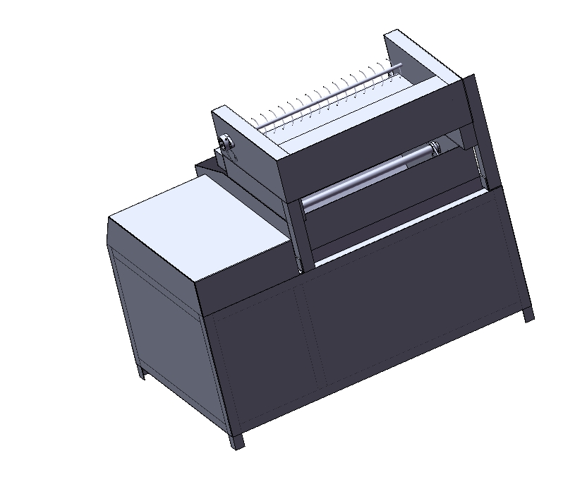 Z3093-炒茶机三维图和二维图三维SW无参+CAD+说明书==1272805=200