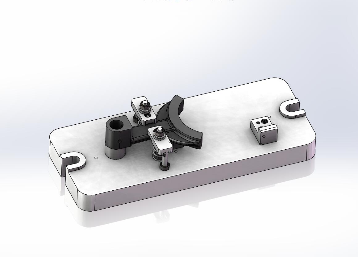 X2867-拨叉粗铣叉脚内表面夹具三维SW2015带参==1363187=40