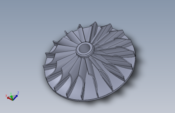 X2716-新型叶轮模型三维SW2016无参==292470=0