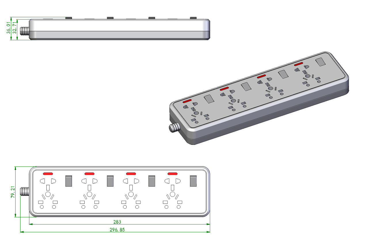 插座插排电排插牌多孔插板开关插座电线电源电牌电盒电源盒