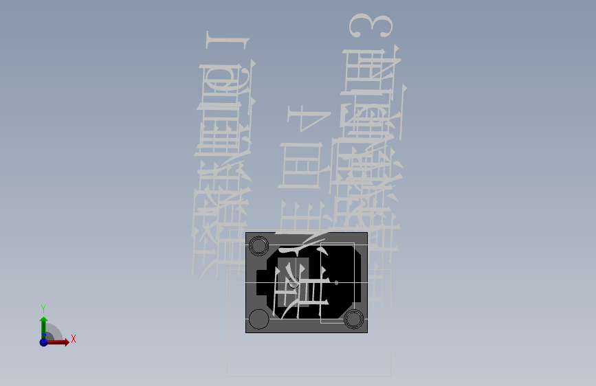 光学鼠标的镜面透镜specular lens for optical mouse 正面视图
