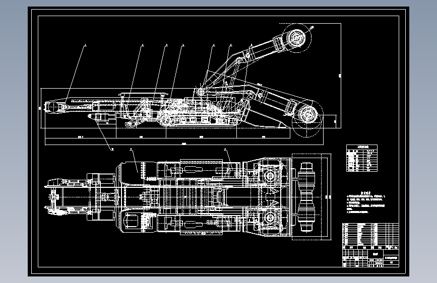 ML170连续采煤机总体设计含5张CAD图