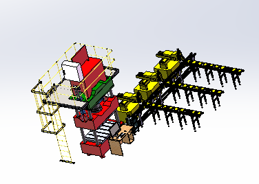 大吨位自动冲压生产线 SW18设计