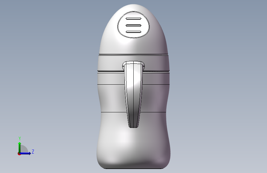 母婴产品奶瓶三维