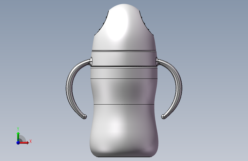 母婴产品奶瓶三维