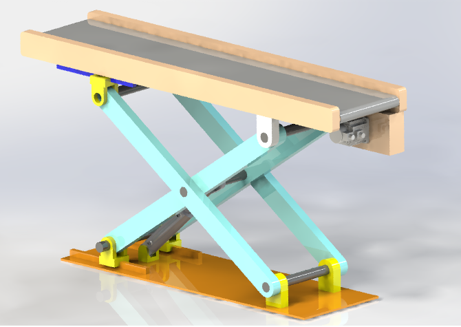 X2910-升降式传送带三维SW2016带参==339433=30