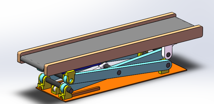 X2910-升降式传送带三维SW2016带参==339433=30