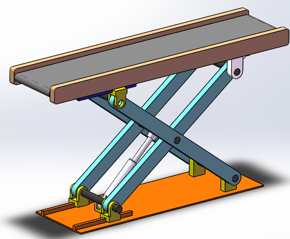 X2910-升降式传送带三维SW2016带参==339433=30
