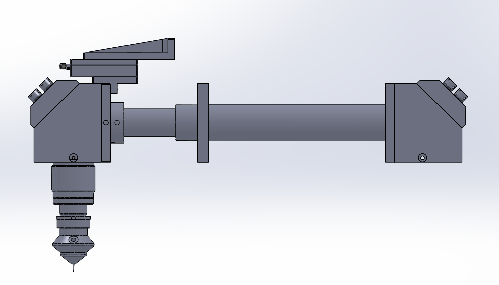 Z3203-二次折返可调反射光路装置三维SW2016带参==1512264=50