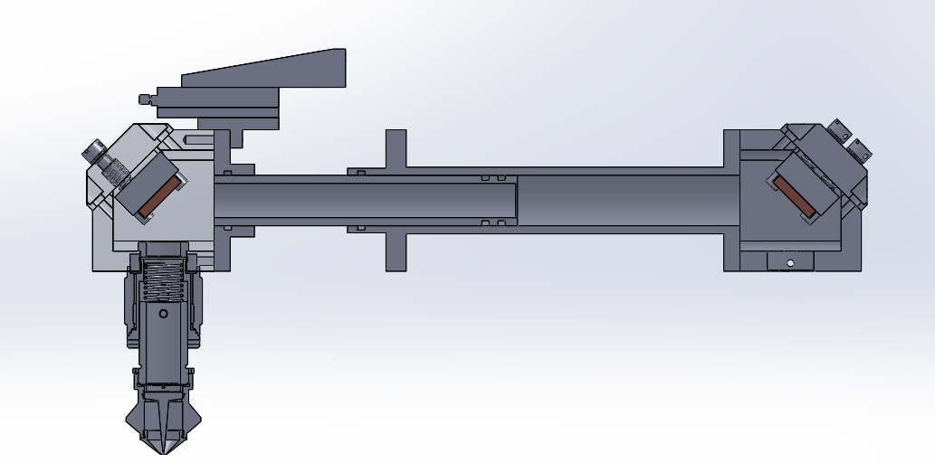 Z3203-二次折返可调反射光路装置三维SW2016带参==1512264=50