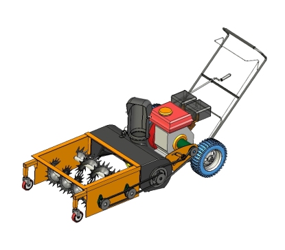 Z3205-路面冰雪清理机（内带运动仿真文件）三维UG10.0带参==213617=100