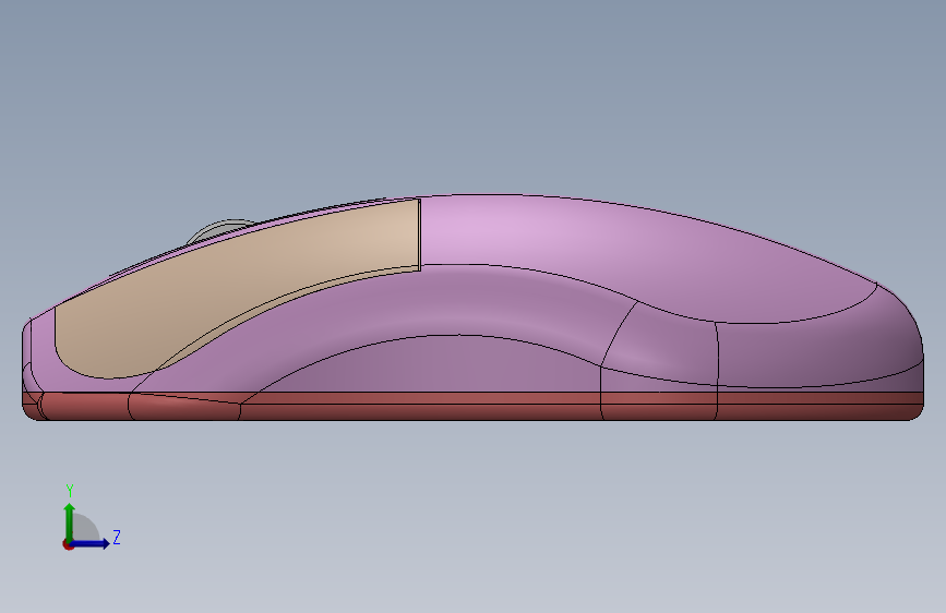 鼠标SolidWorks教程 左侧视图