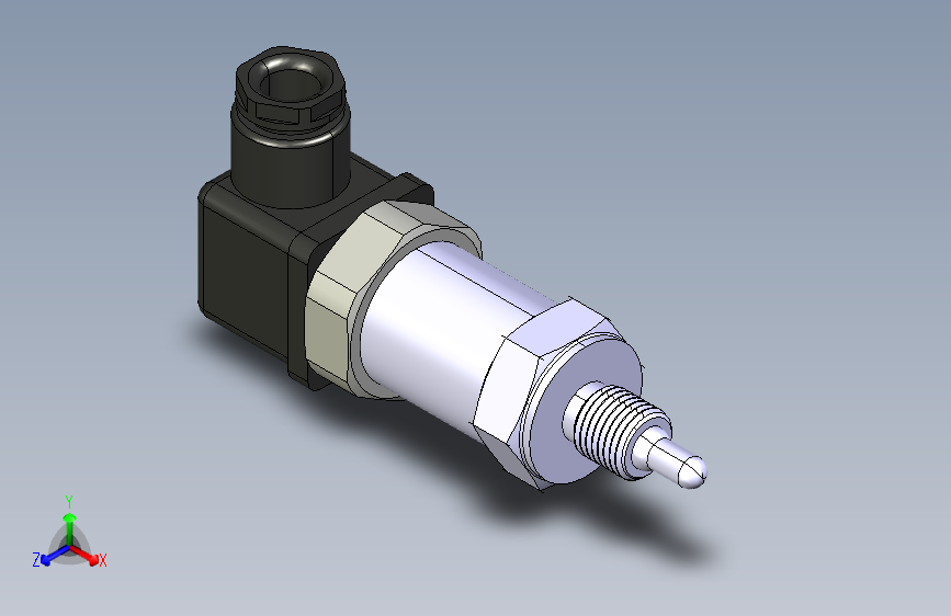 X3015-液压温度传感器三维Step无参