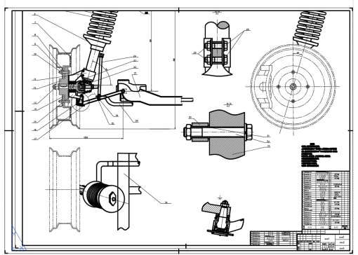 D1848-轿车麦弗逊前悬架设计+CAD+说明书